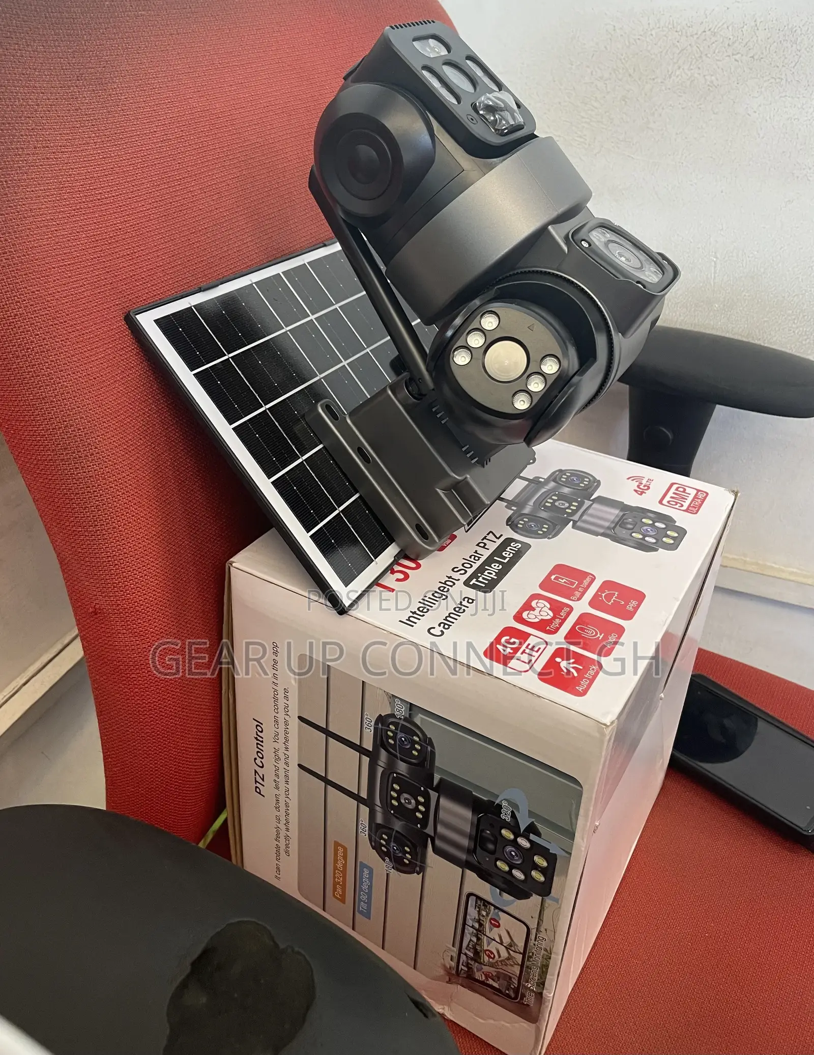 Smart Solar Triple Lens Camera