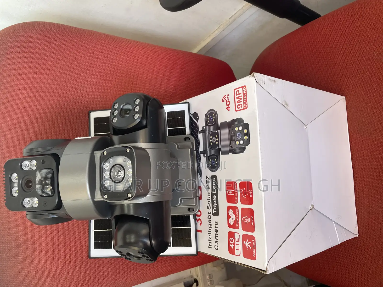 Smart Solar Triple Lens Camera