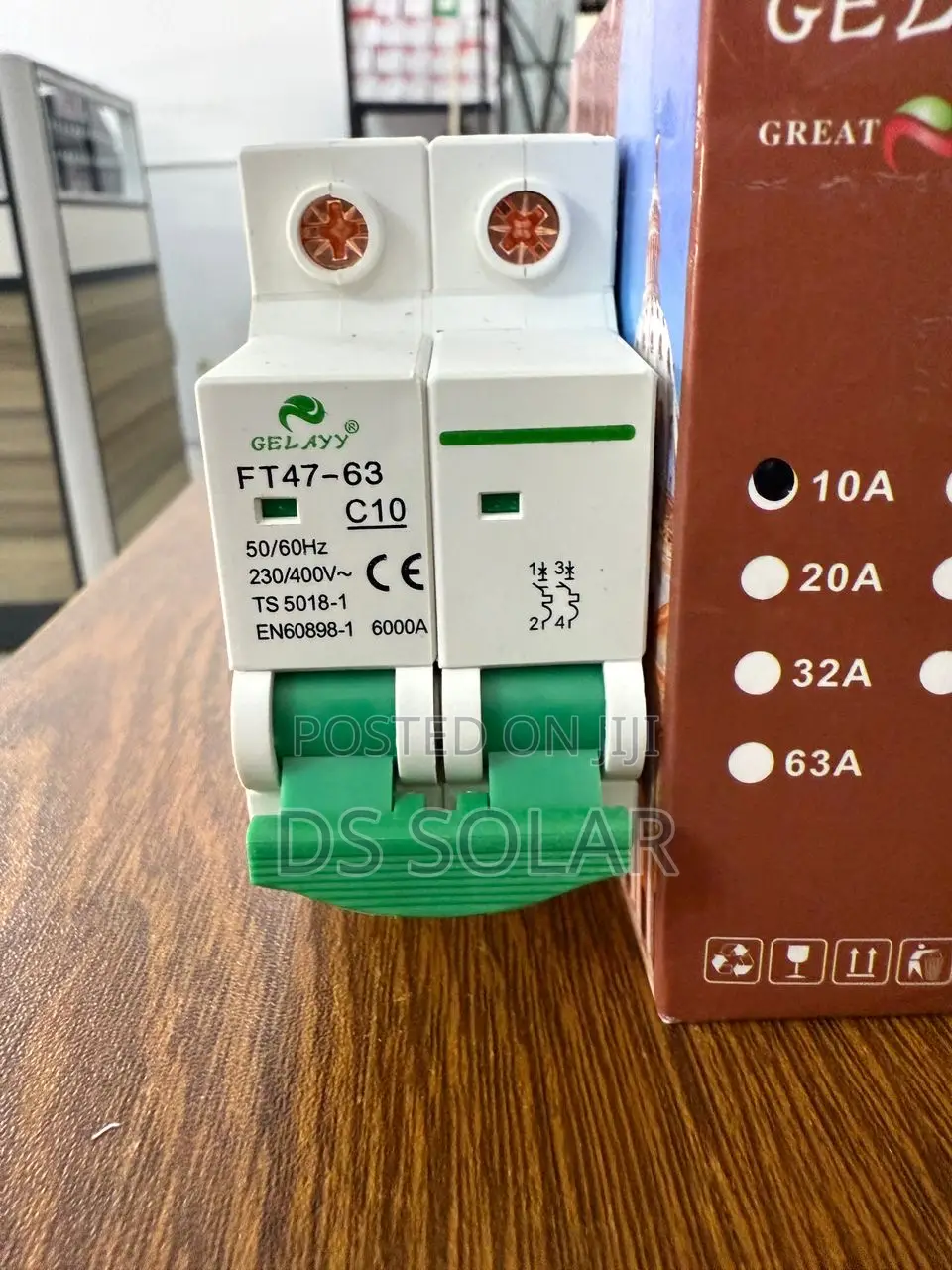 Ac MCB Circuit Breaker 2p 10a