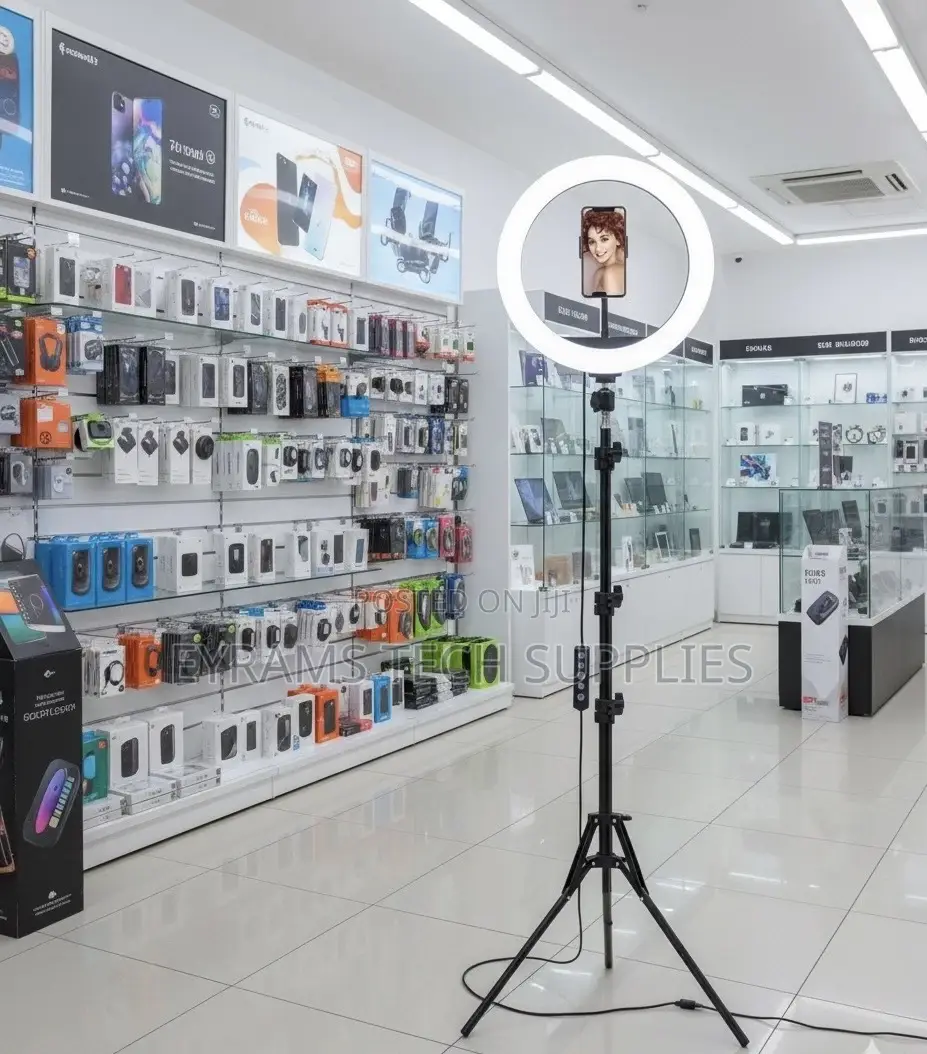 Ring Light With Tripod Stand Phone Holder