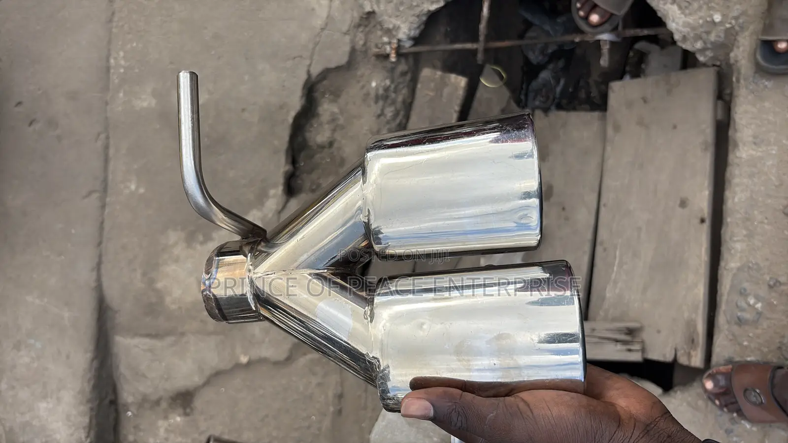 Home Used Double Exhaust Muffler