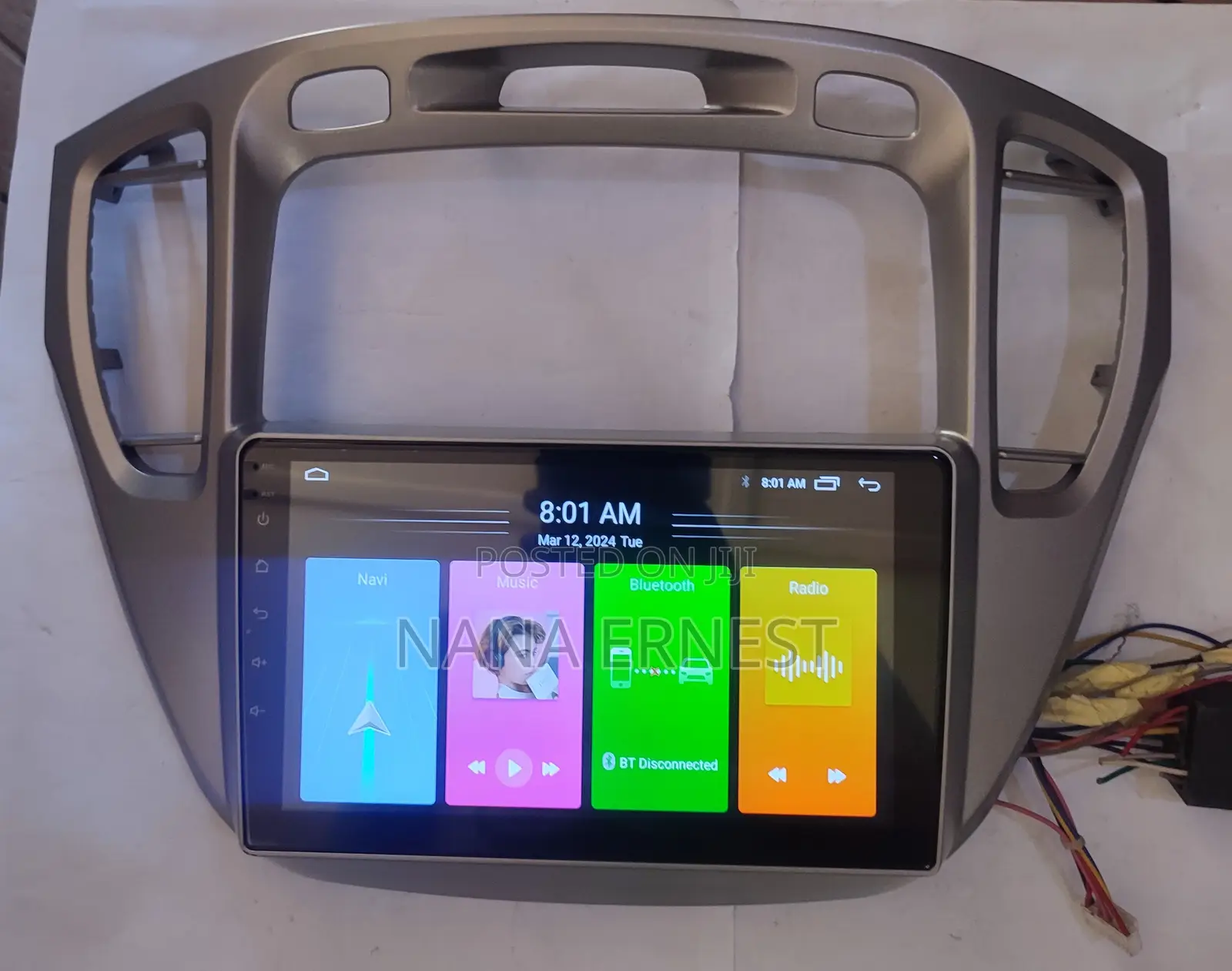 Android Car Screen for Toyota Highlander 2001 to 2007