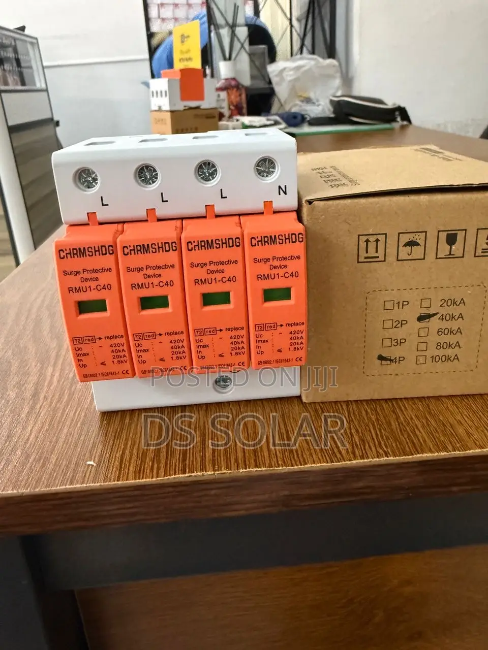 Ac Surge Protective Device (Spd) 4p 40ka