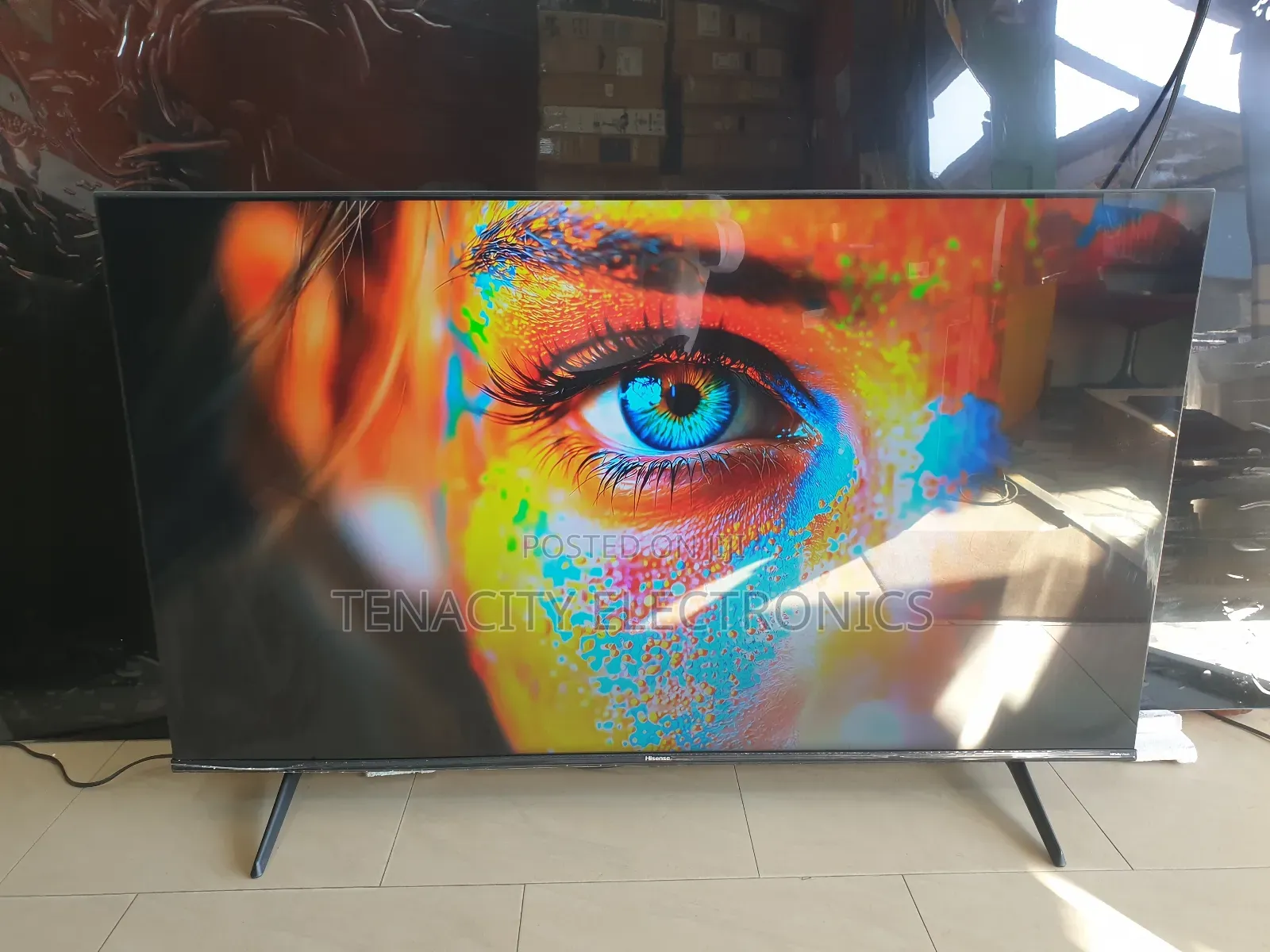 Qled 50"Hisense Uhd Hdr Edgeless Smart Satellite Tv