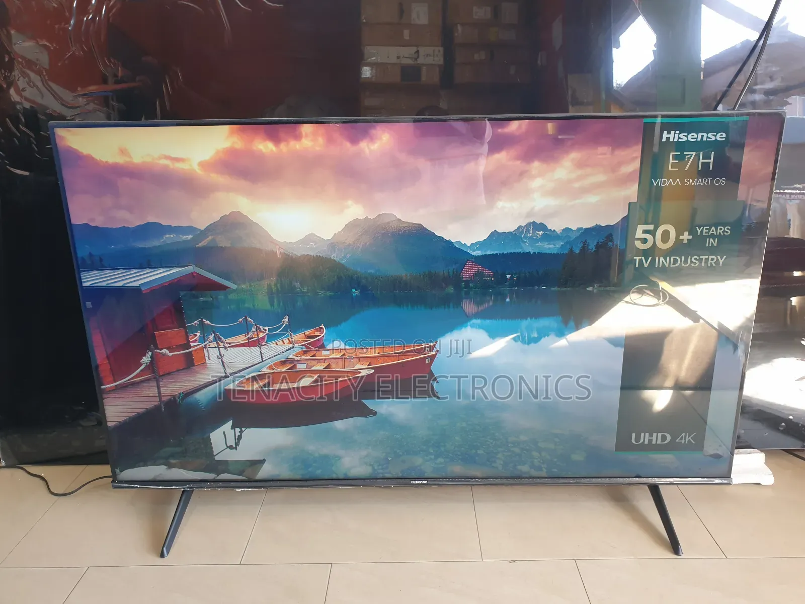 Qled 50"Hisense Uhd Hdr Edgeless Smart Satellite Tv