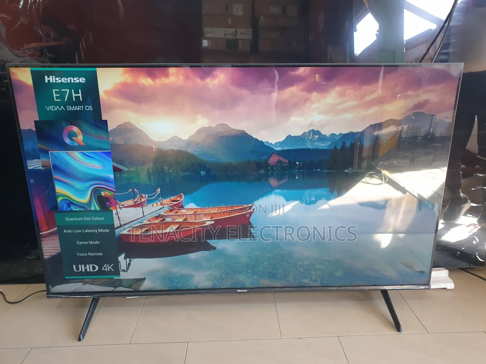 Qled 50"Hisense Uhd Hdr Edgeless Smart Satellite Tv