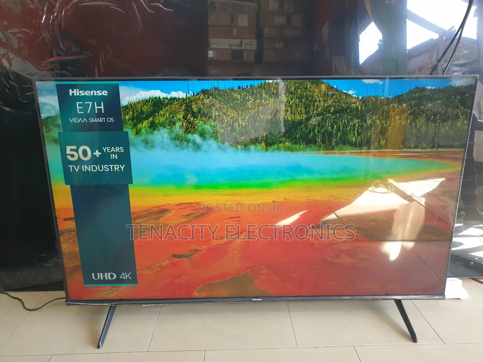 Qled 50"Hisense Uhd Hdr Edgeless Smart Satellite Tv