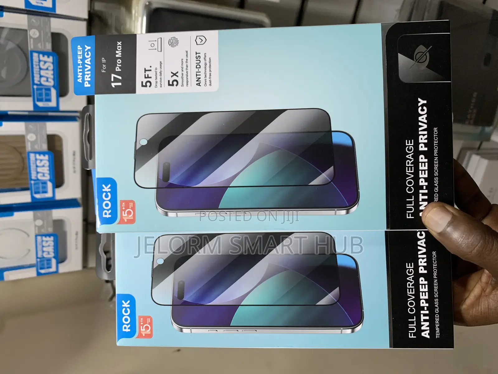 iPhone 17 Pro Max Clear and Privacy Screen Protector