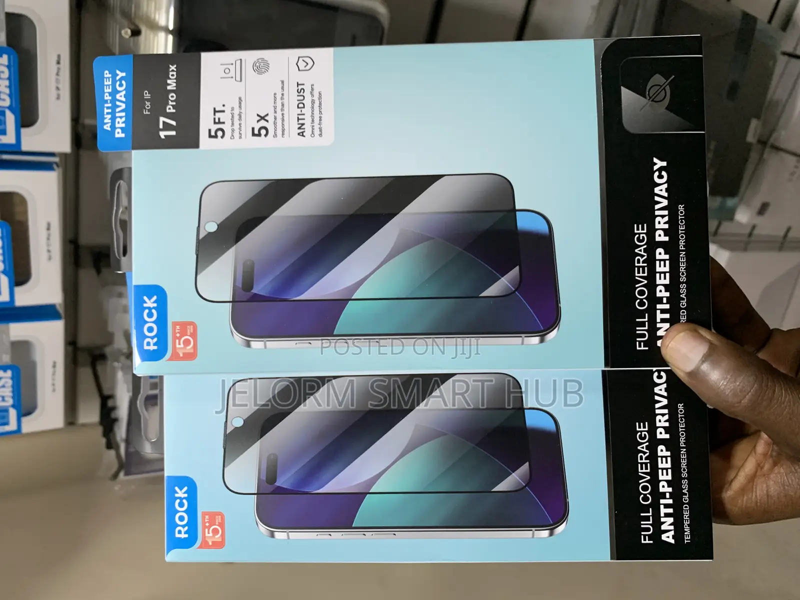 iPhone 17 Pro Max Clear and Privacy Screen Protector