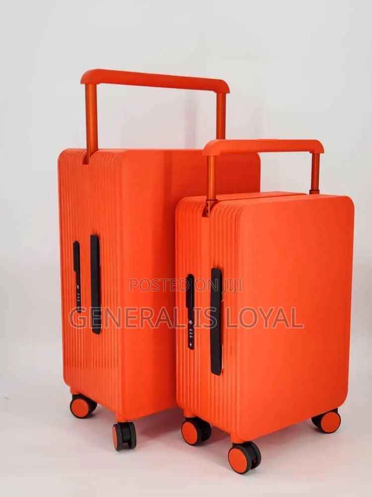 Solid 2in1 Zipless Red  Trolley Traveling Bag