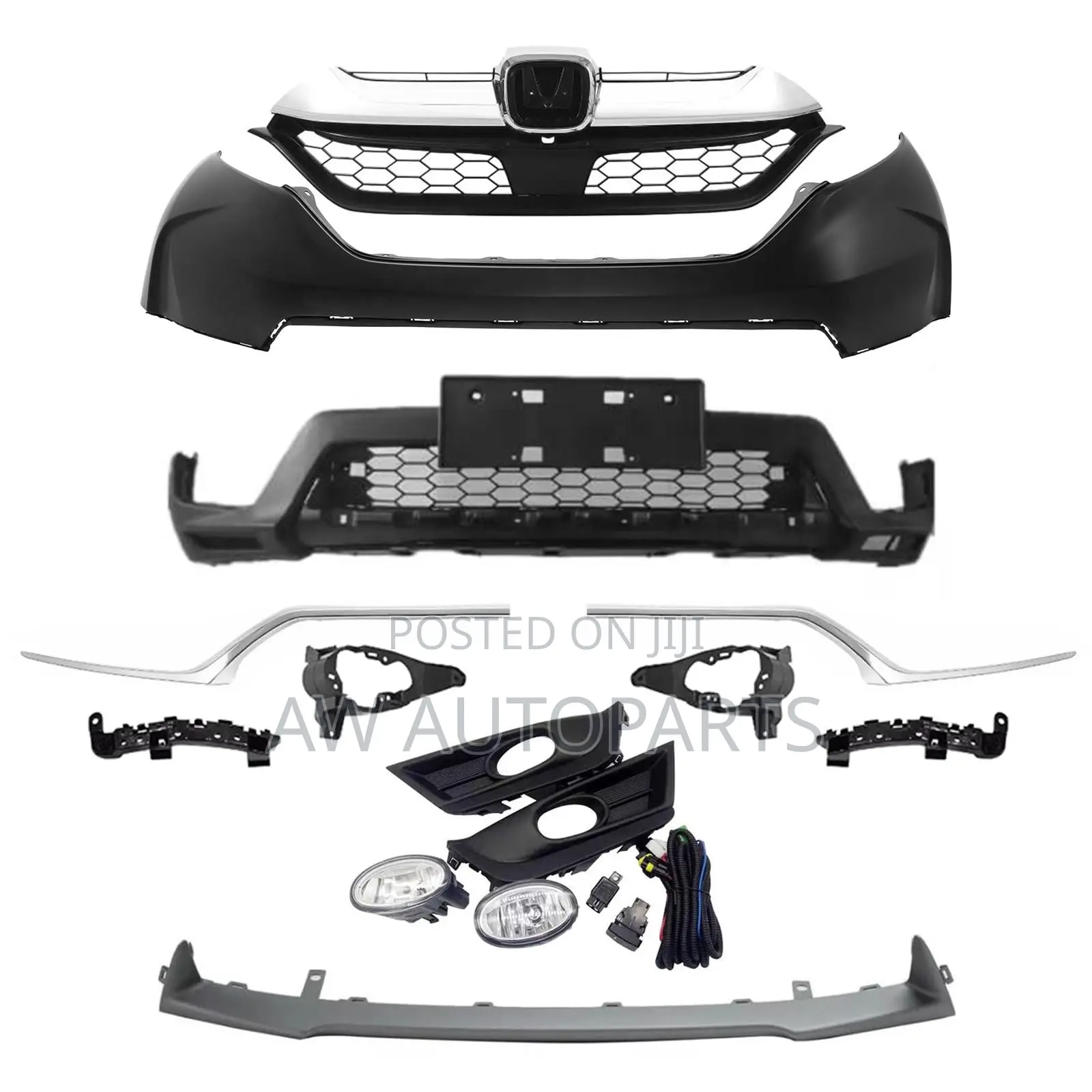 Honda CRV 2017 -2019 Front Complete Front Bumper Led Foglight Also Av