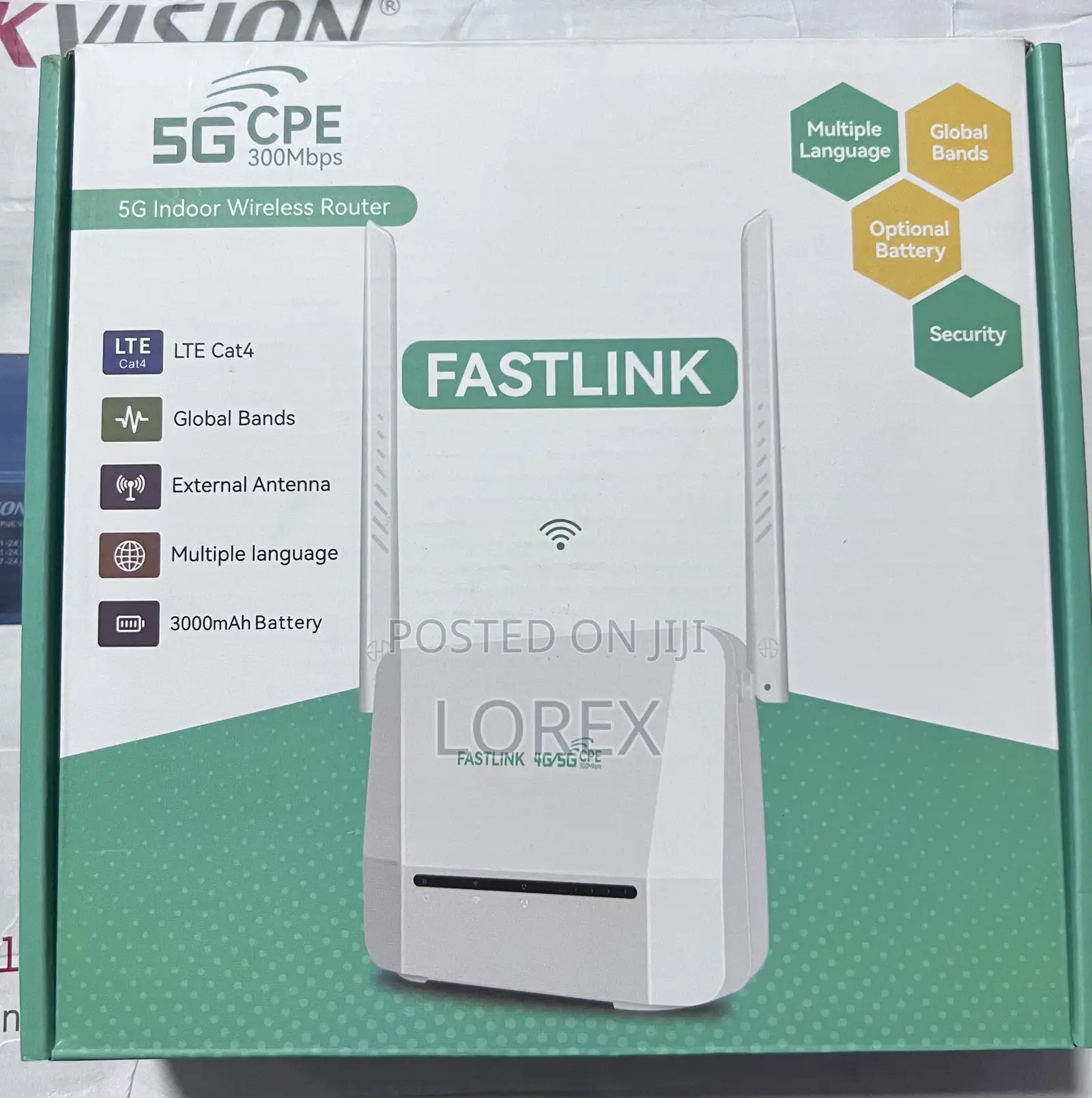 Universal 4g Sim Router With Backup Battery 300mbps Fastlink