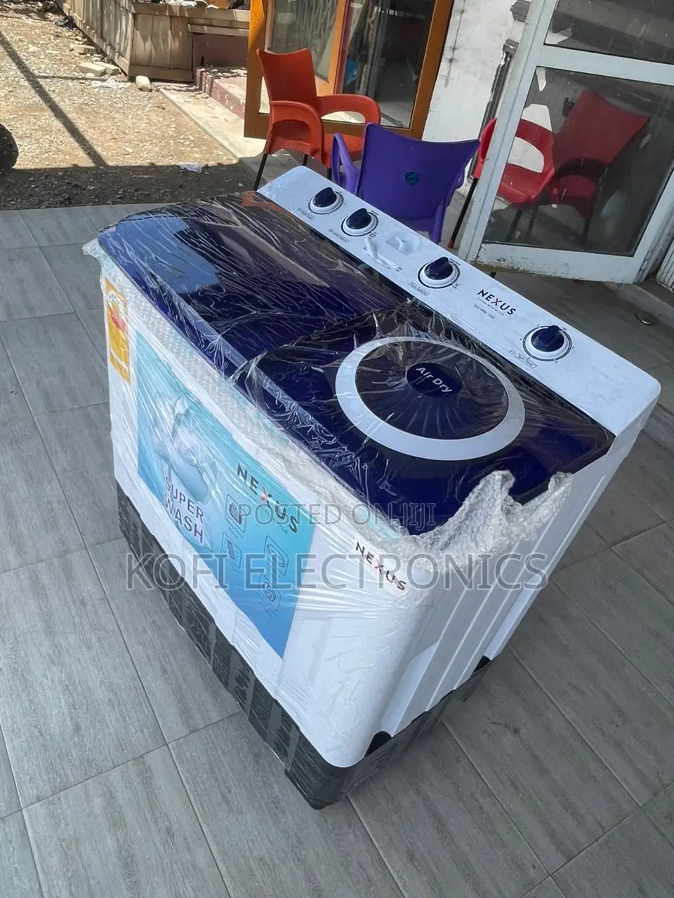 Compact Nexus Double Tub Washer 15kg