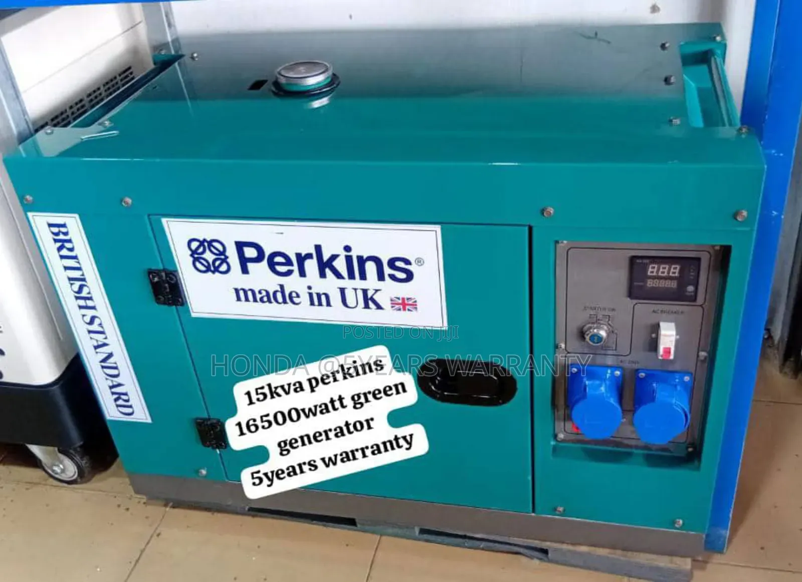 Air Cooling Perkins Engine 15kva Generator 16500watt 15kva