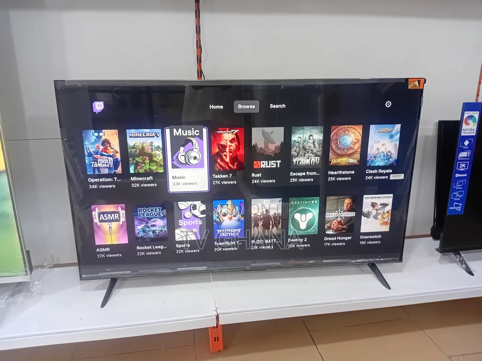 TCL 43” Android Smart Tv – Watch, Stream Play in 