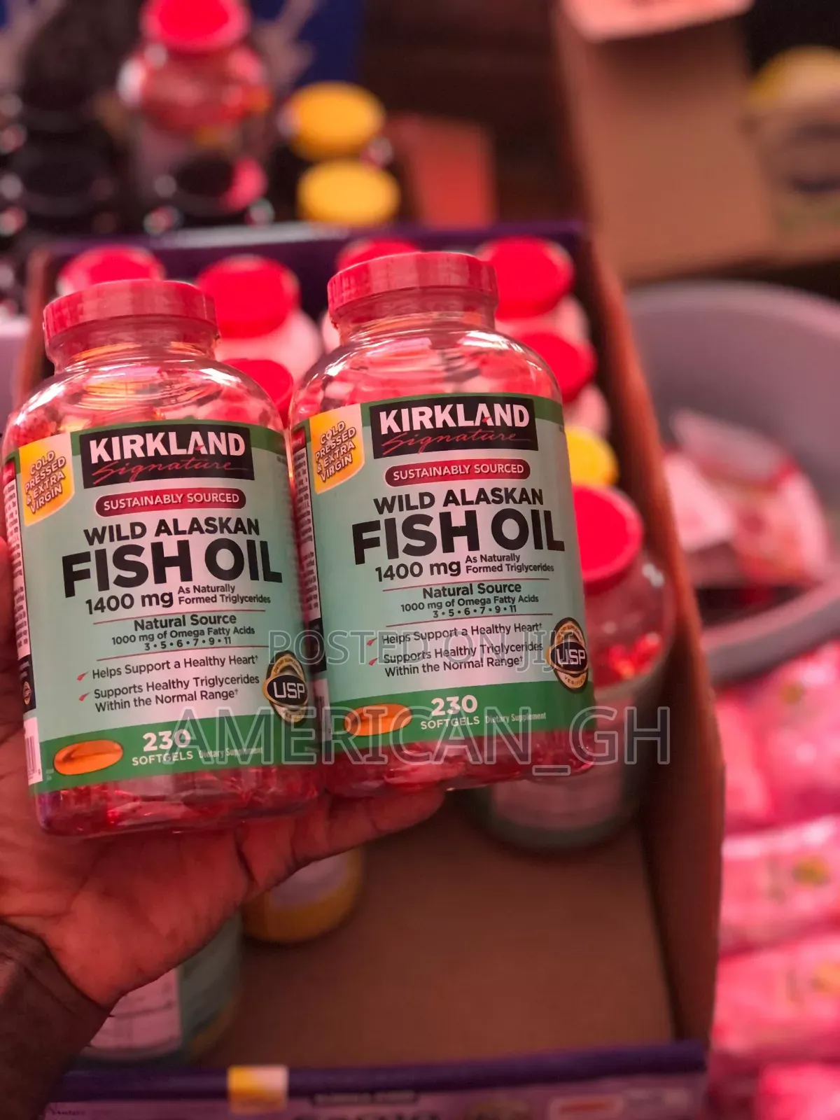 Kirkland Signature Wild Alaskan Fish Oil (230 Softgels)