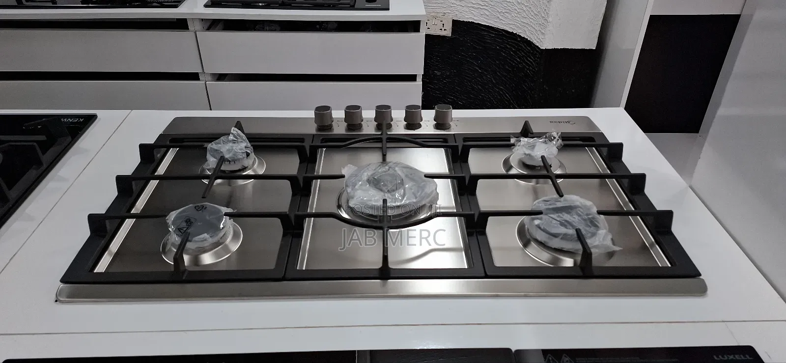 Stainless Steel 5 Burner All Gas Hob Inbuilt Strong Cast Iron