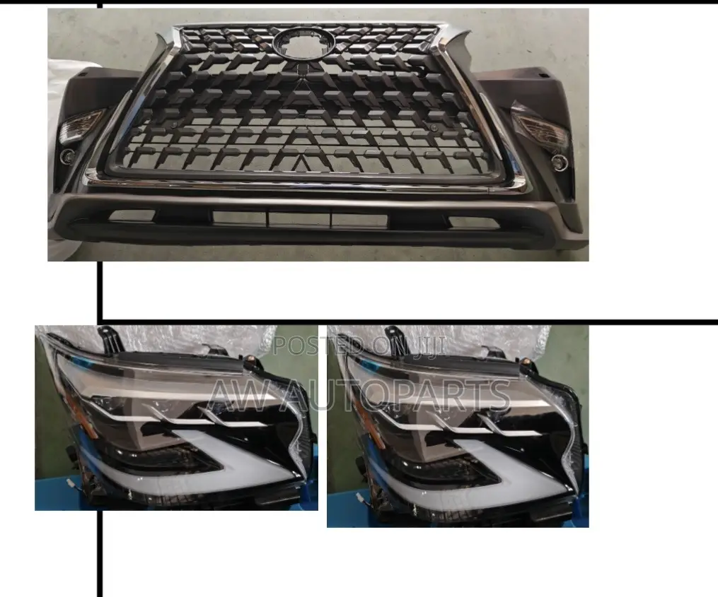 Lexus Gx 460 Front Bumper and Headlight Full Led