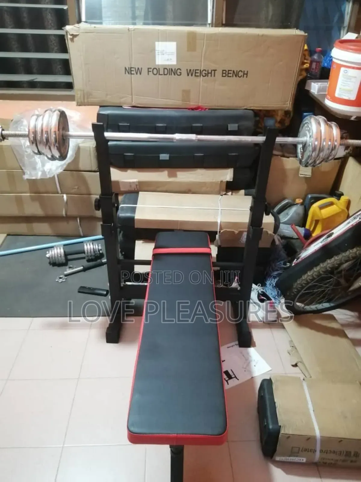 Foldable and Adjustable Gym Bench