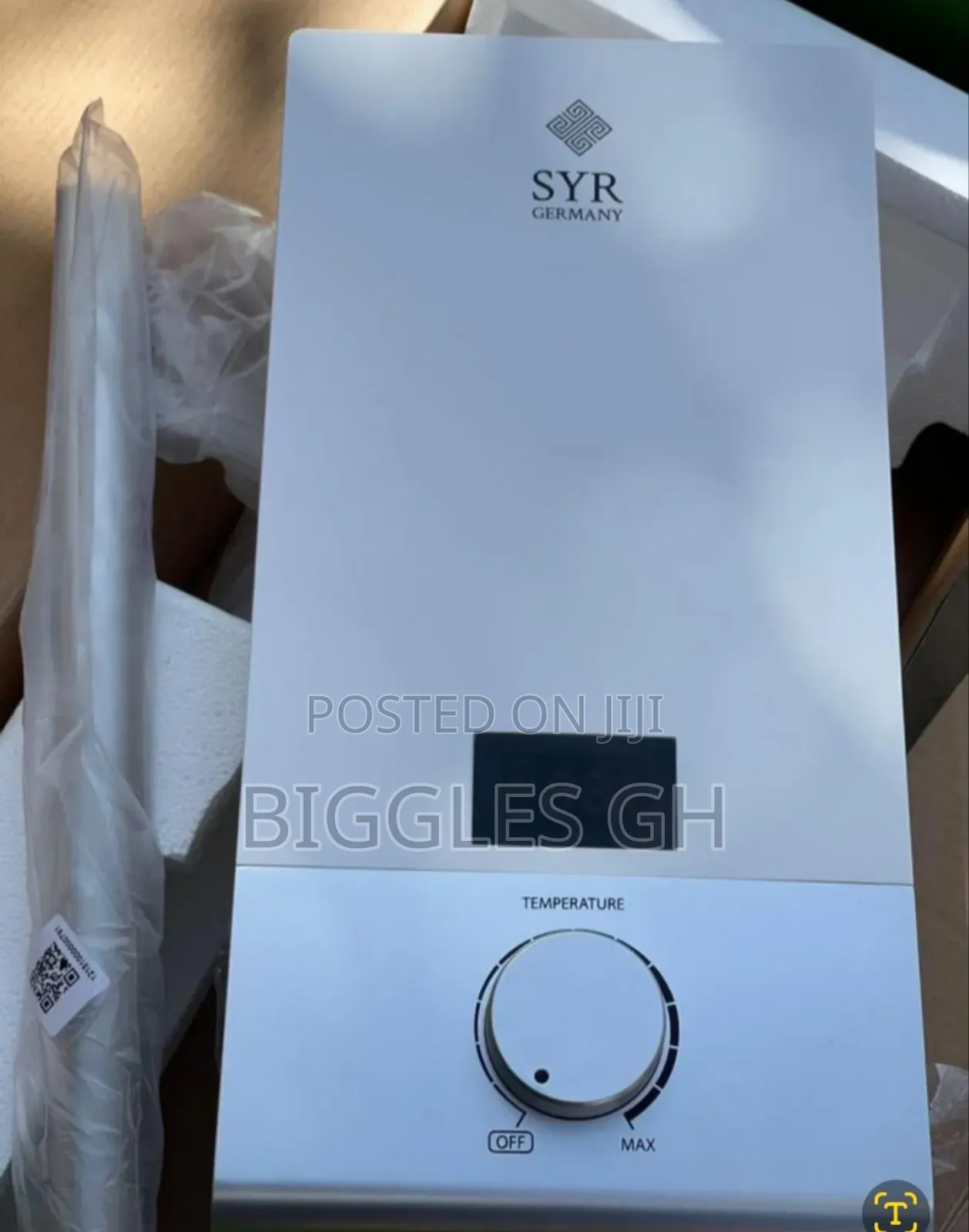 Instant Digital Water Heater- Syr