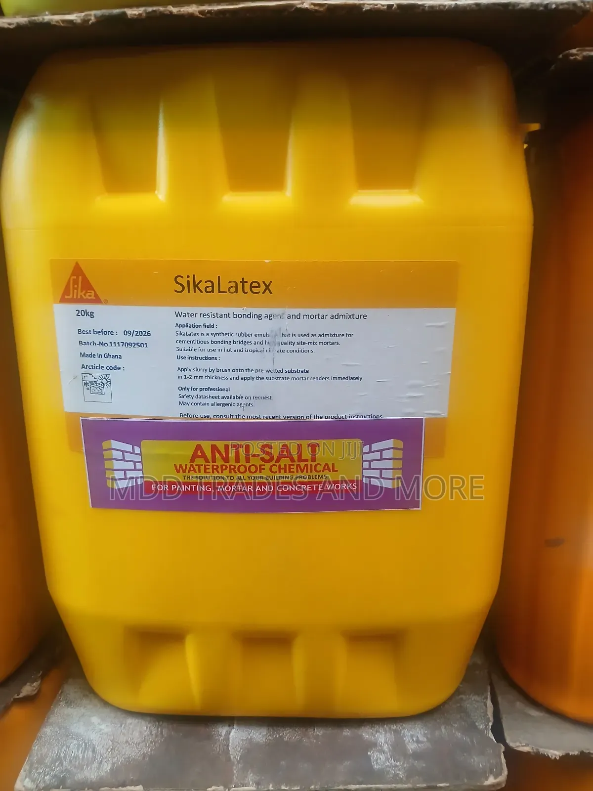Waterproof 20lt Anti Salt ,For Concrete Works,Painting,Mortar
