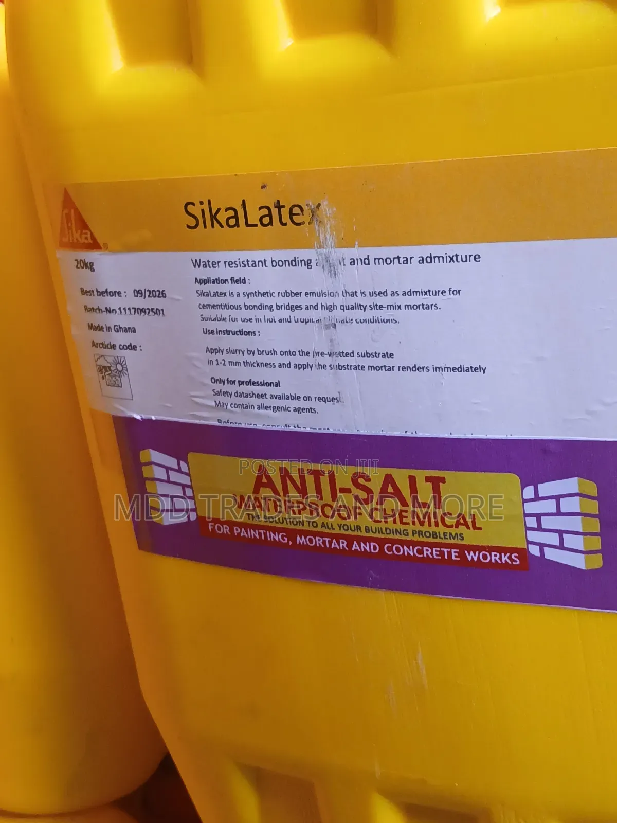 Waterproof 20lt Anti Salt ,For Concrete Works,Painting,Mortar
