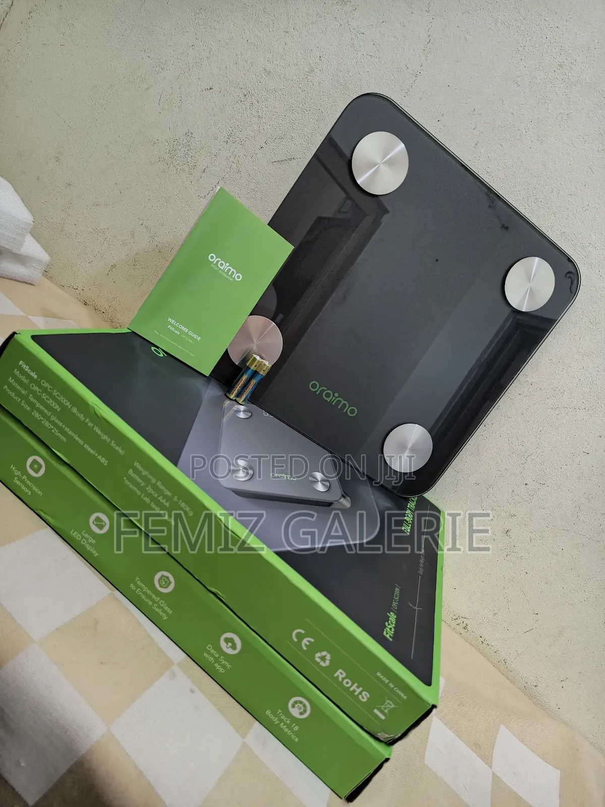 Oraimo Fitscale Smart Led Body Fat Scale