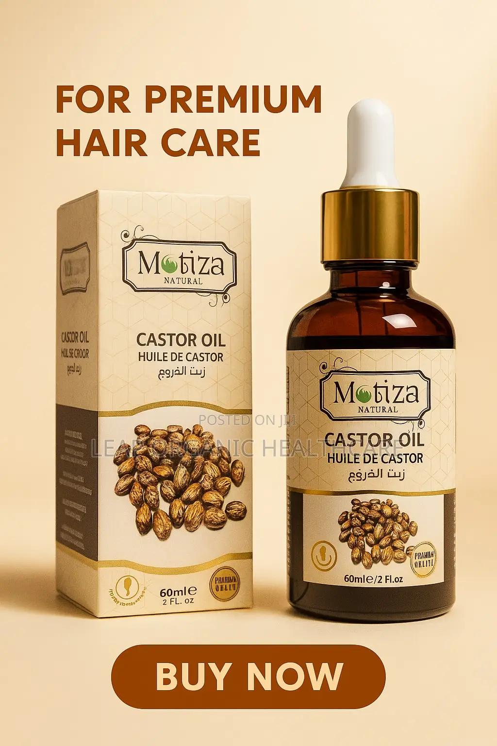 Motiza Natural Castor Oil
