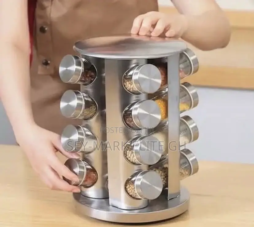 16pcs Rotation Spice Rack