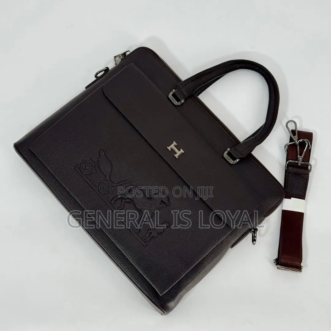 Hermes Pure Leather Office And Laptop Bag