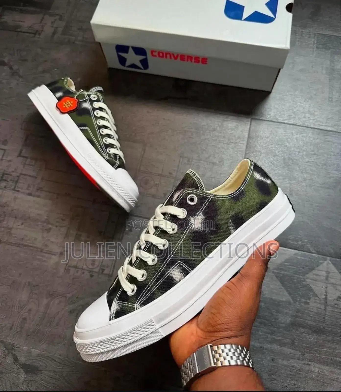 Converse All Star Low Og Amry Color and White