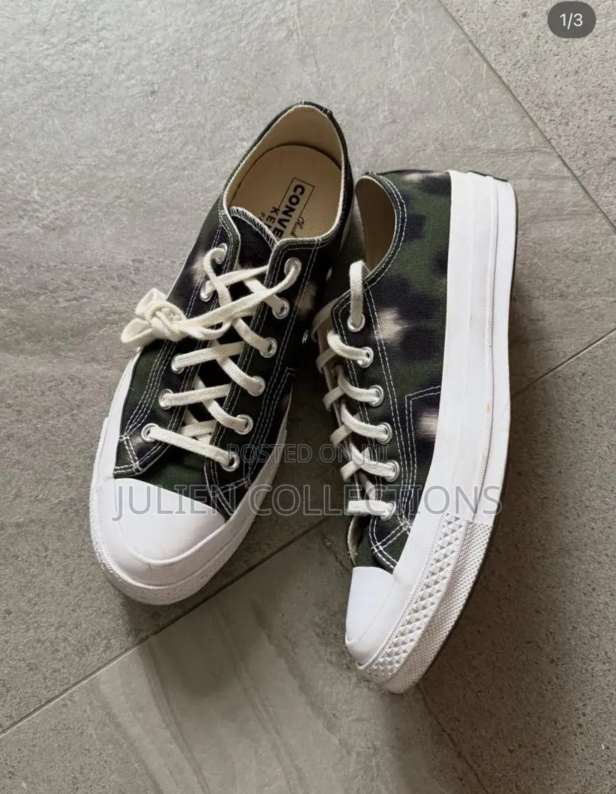 Converse All Star Low Og Amry Color and White
