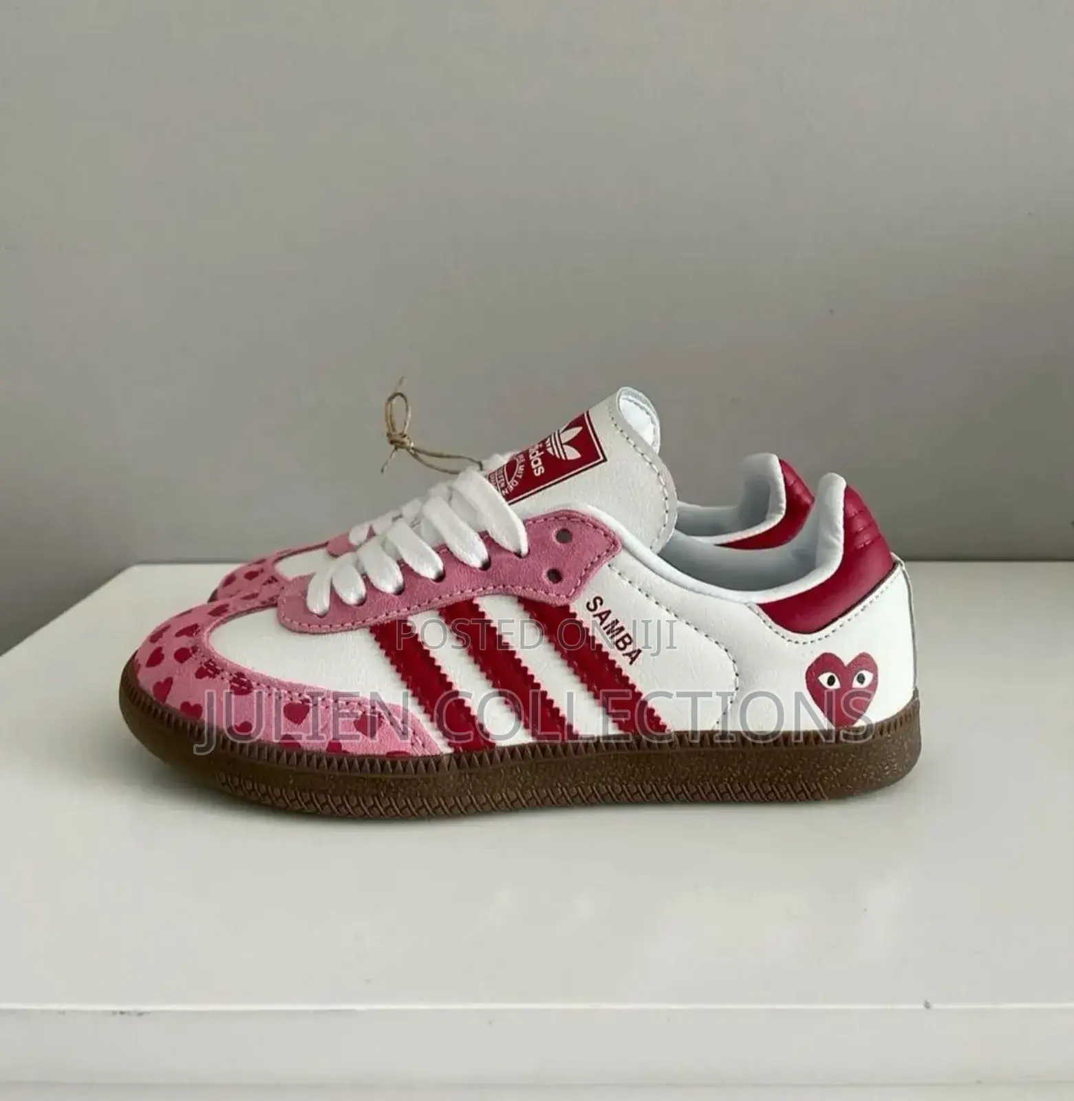 Adidas Samba X Play Red and White