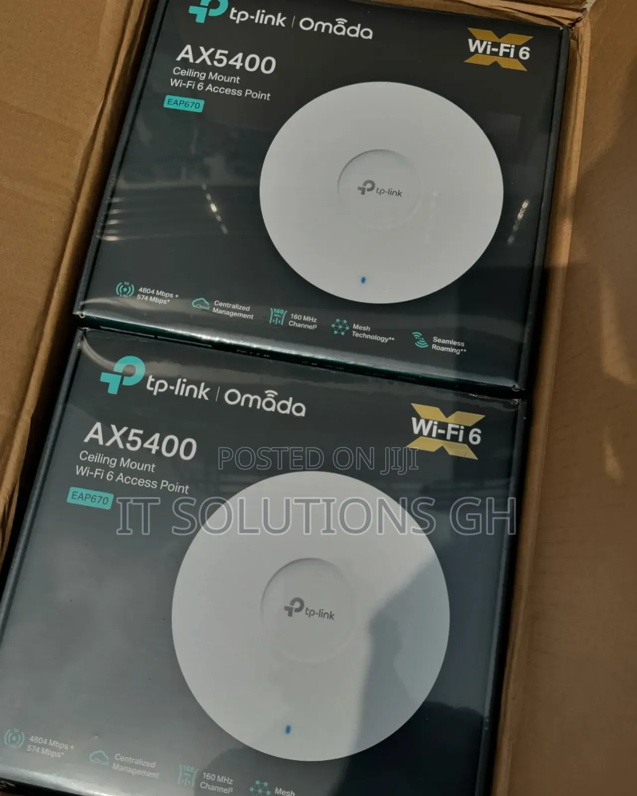 Tp-Link Eap670 Ax5400 Ceiling Mount Wifi 6 Access Point With Poe+