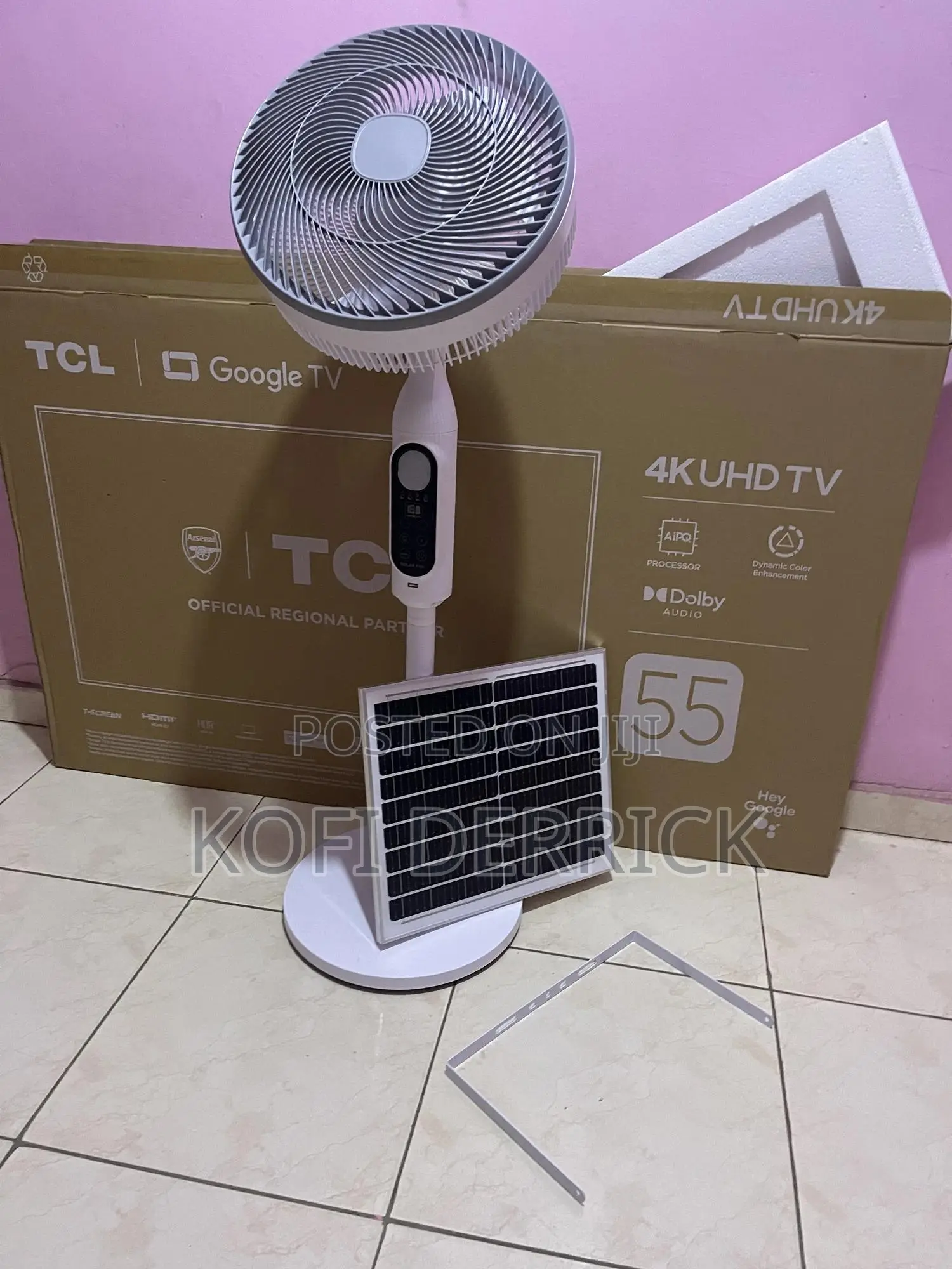Rechargeable Solar Fan - Solar Fan