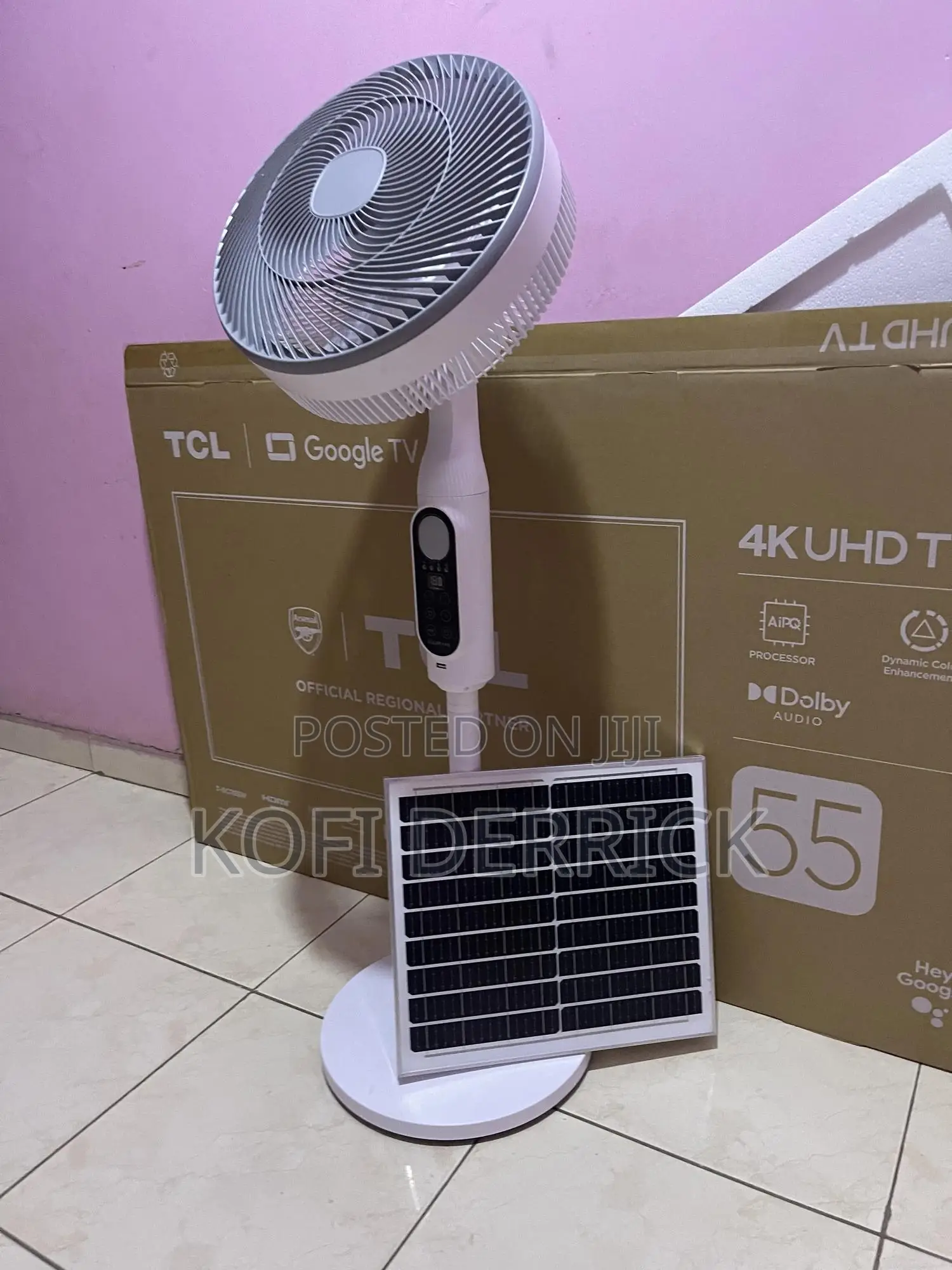 Rechargeable Solar Fan - Solar Fan