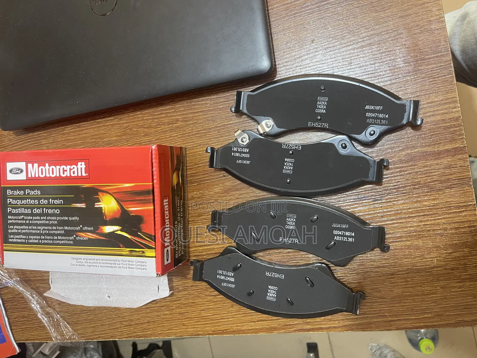 Ford Ranger (T6) / Mazda Bt50 Front Brake Pads.