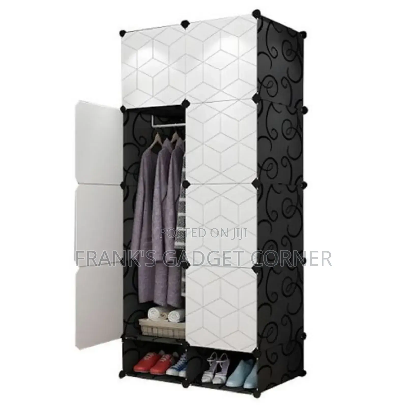 8 Cubes Plastic Wardrobe