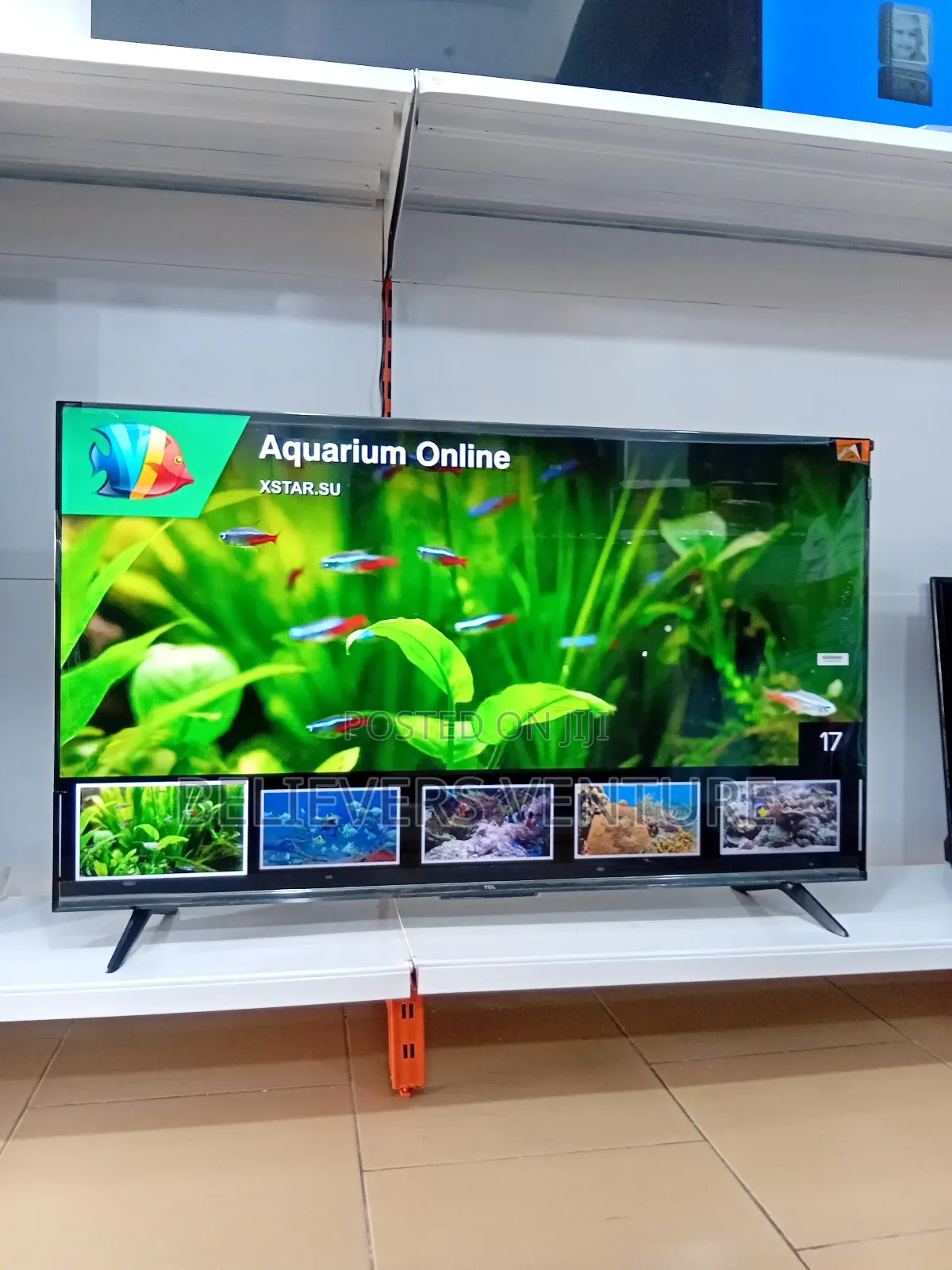 Sleek Design Resolution Qled Display TCL Smart Tv 50inches