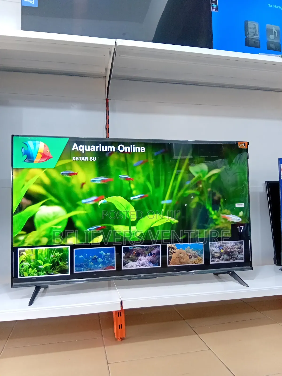 Sleek Design Resolution Qled Display TCL Smart Tv 50inches