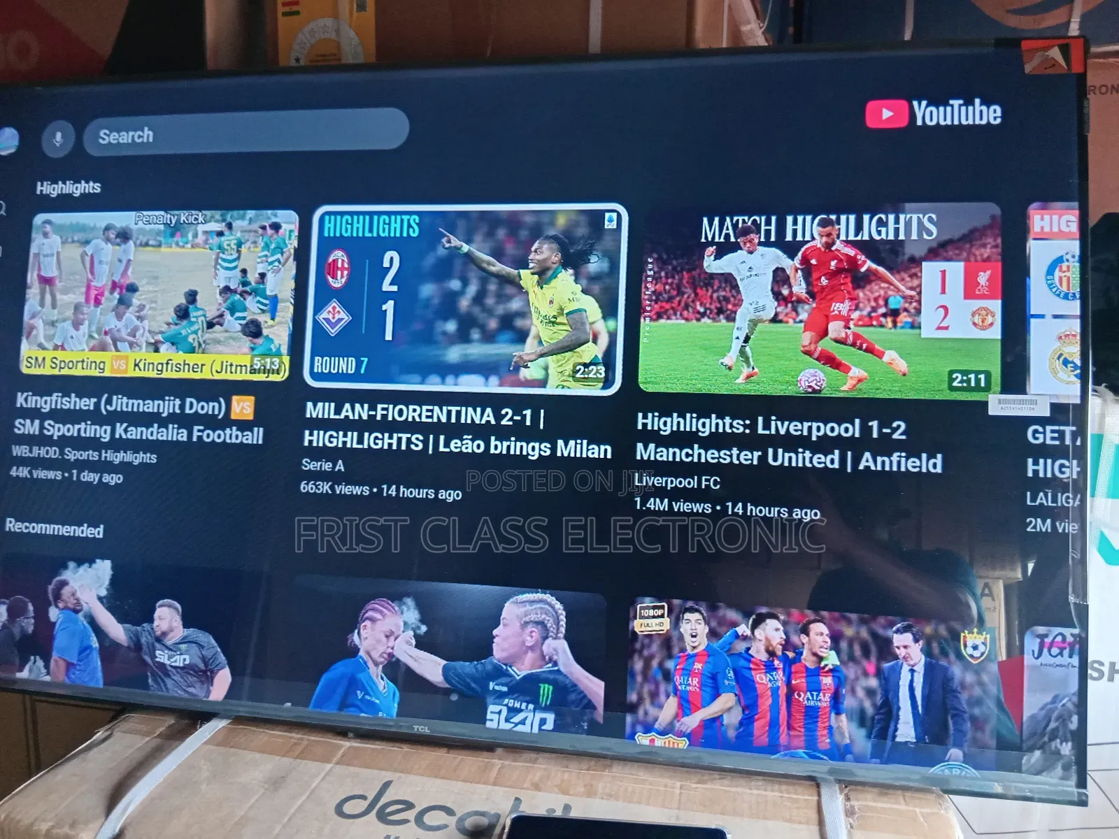 Journal TCL Digital FHD TCL Tv