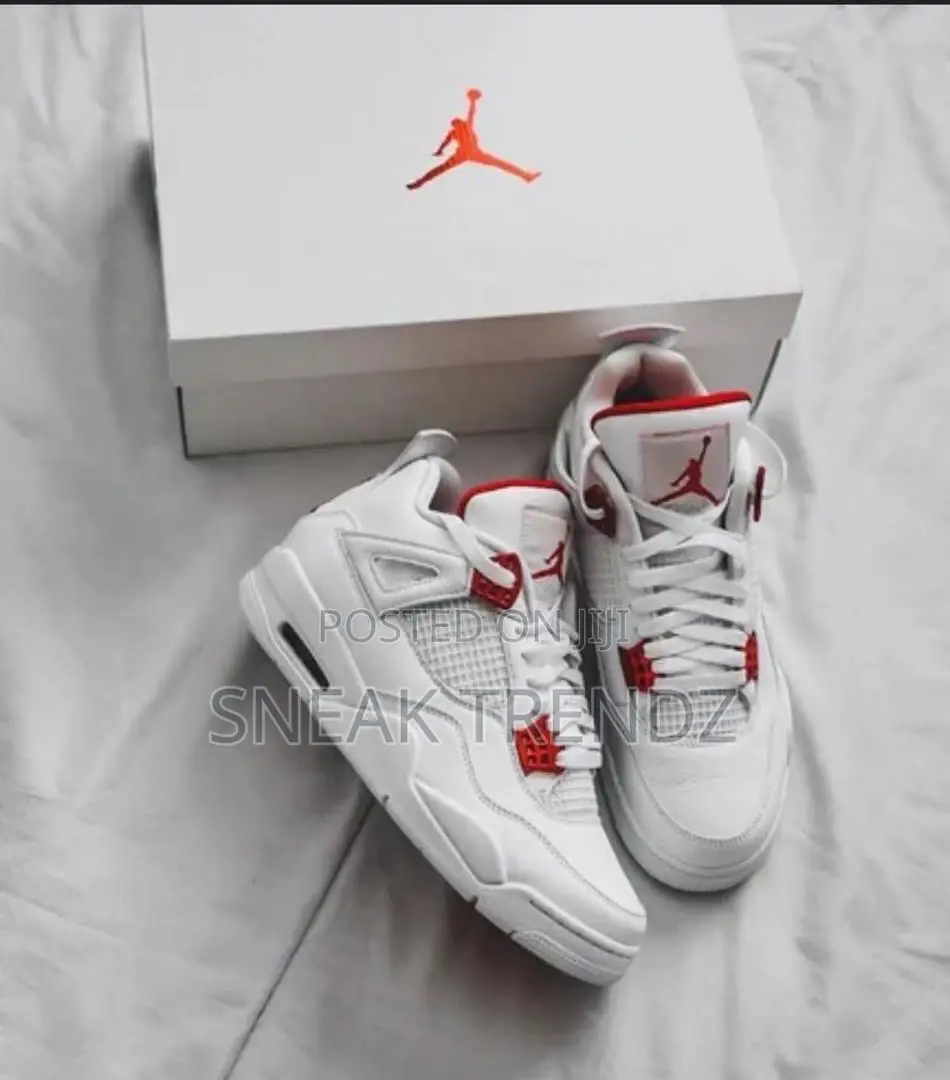 Air Jordan R4 Og White Metallic Red