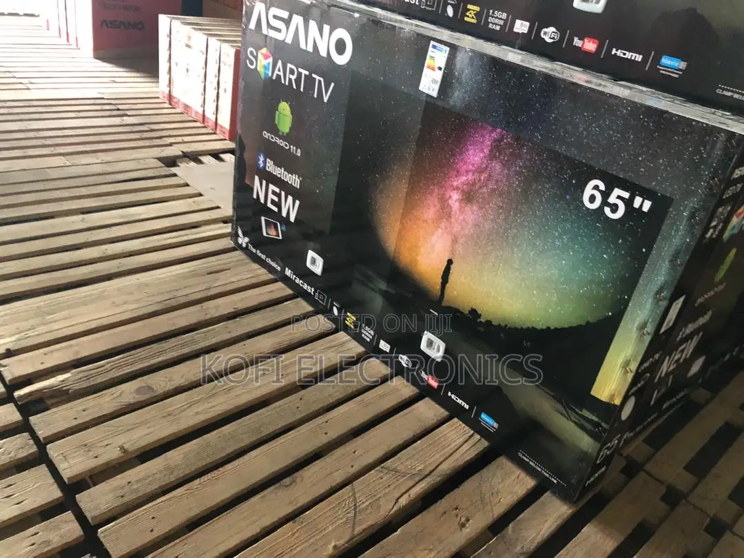 Asano 65-Inch Bluetooth Smart Tv Stunning Picture, Smart Features