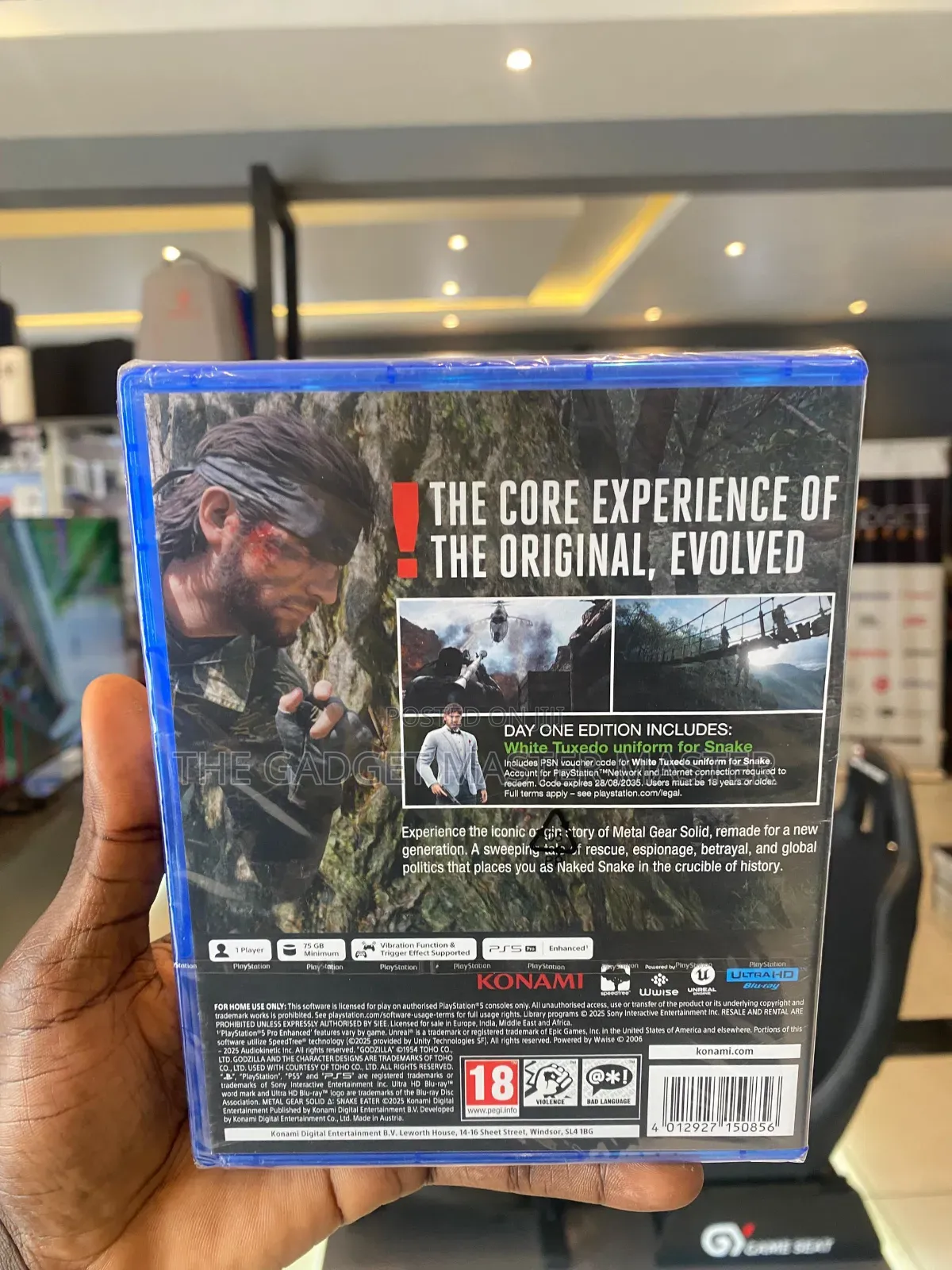 Metal Gear Solid Snake Eater for Ps5