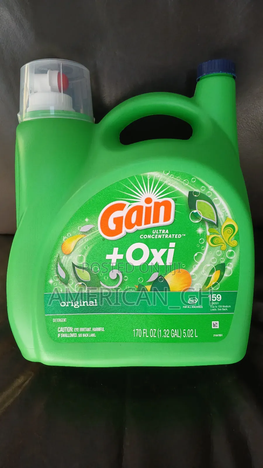 Gain Original Ultra Concentrated Laundry Detergent, 5.02l