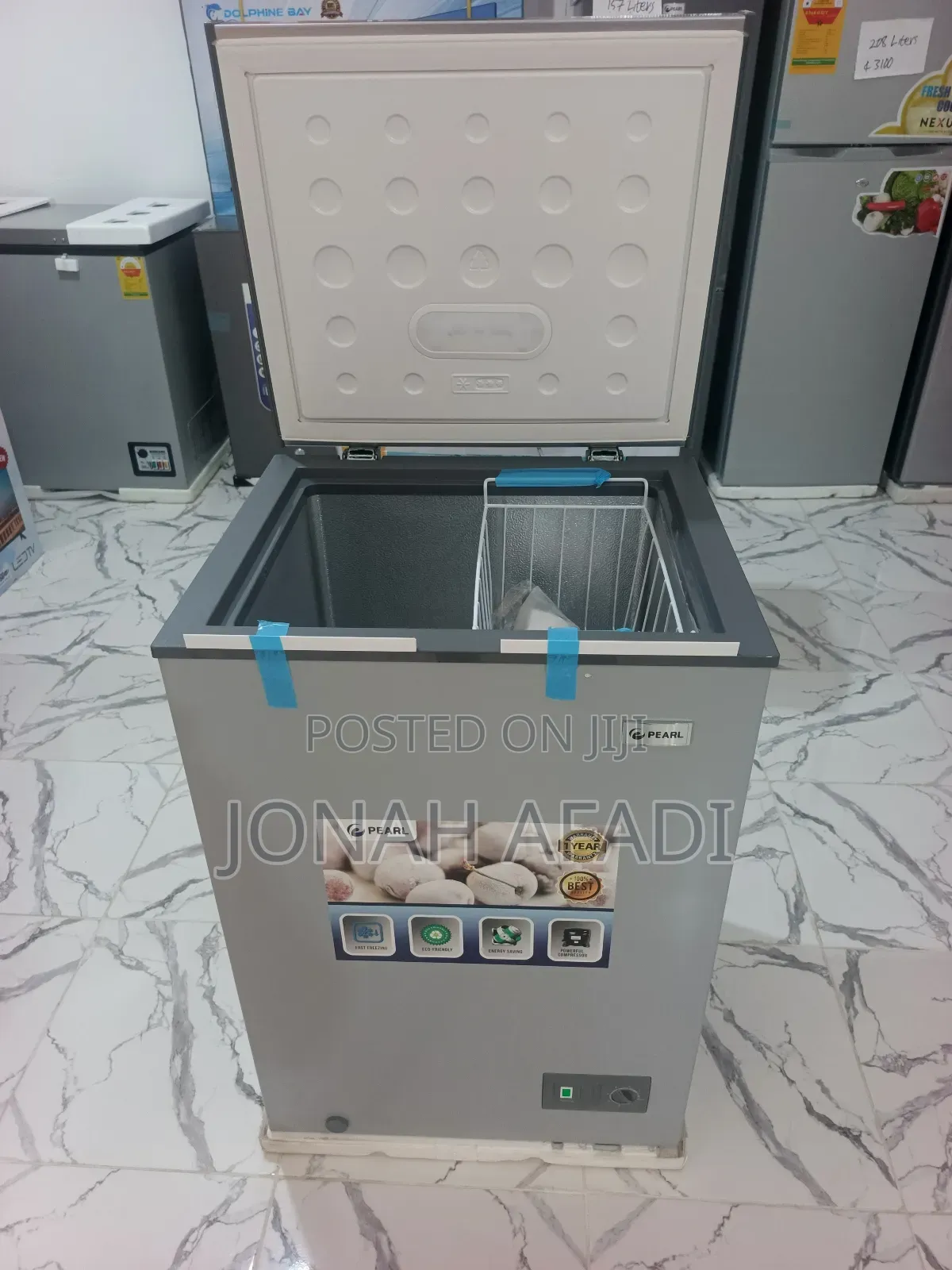 Pearl Chest Freezer 98 Litres – Silver