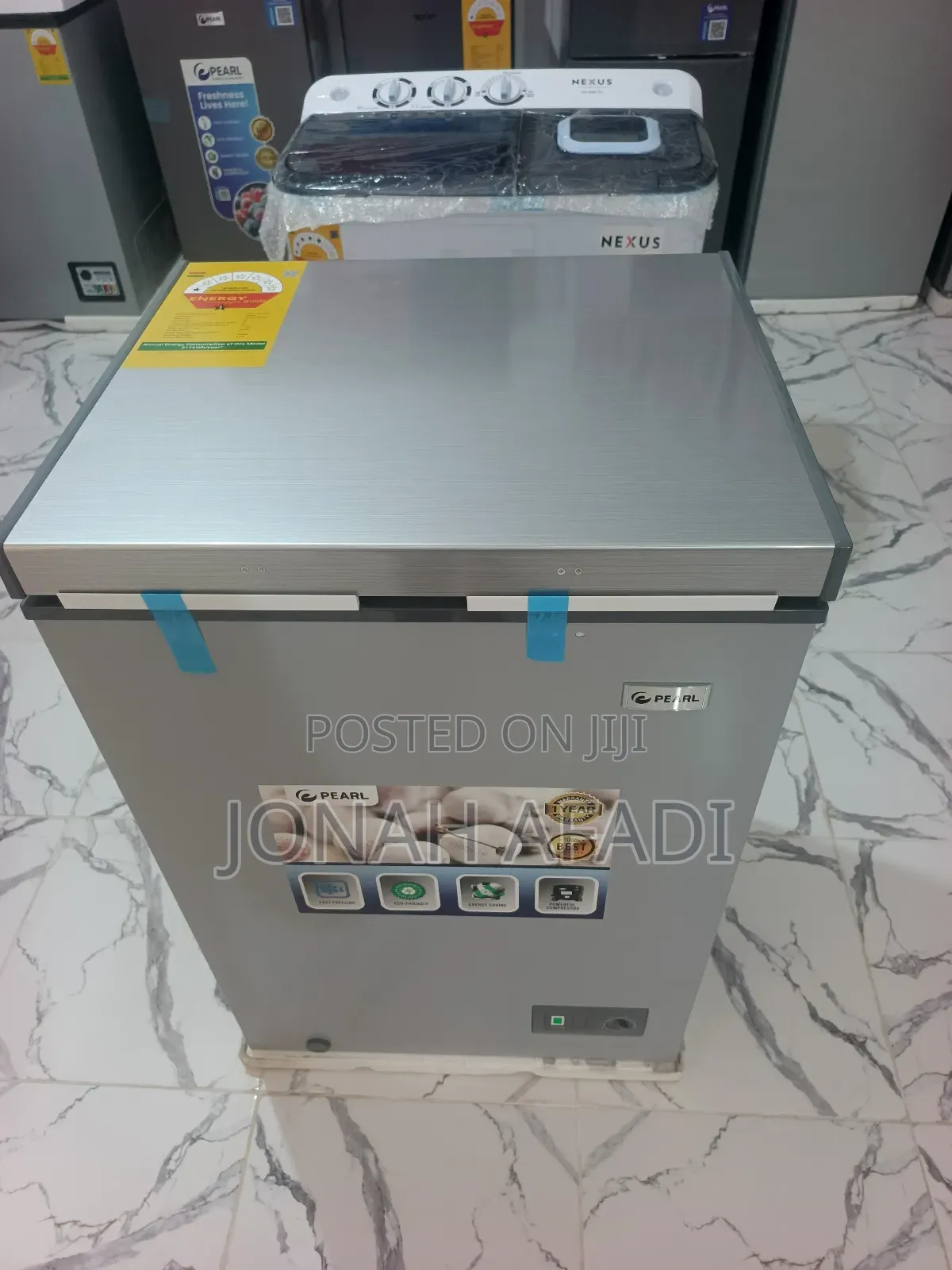 Pearl Chest Freezer 98 Litres – Silver