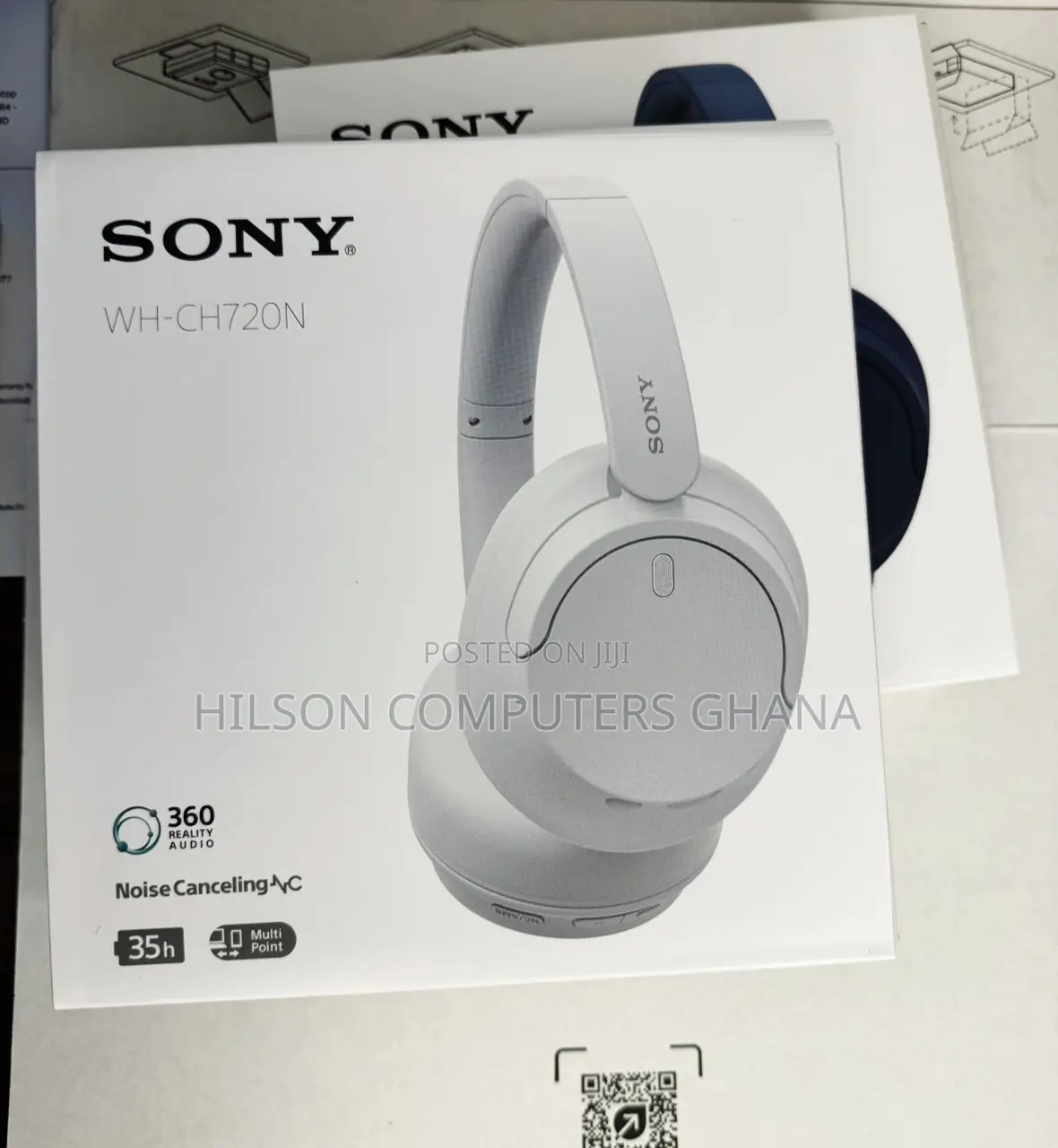 Sony Wh-Ch720n Wireless Over-Ear Headphones - Black