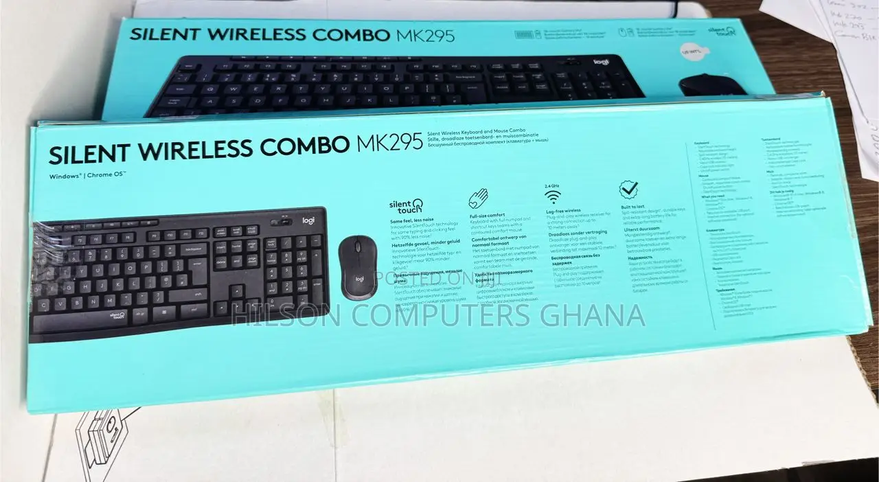 Logitech Mk295 Silent Wireless Keyboard Mouse Combo