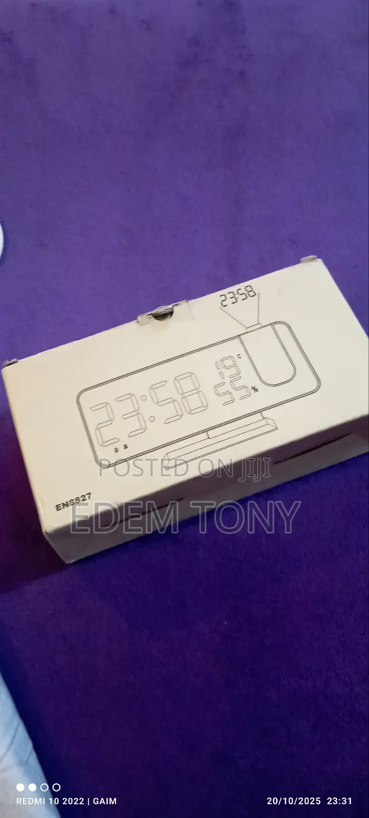 Projector Alarm Clock With Radio